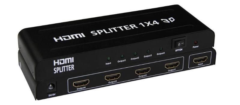 4K视频分配器高清一件代发1X4 HDMI 4K 分配器