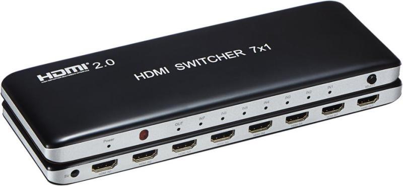 新款现货2.0版HDMI信号切换器7进1出 视频切换器