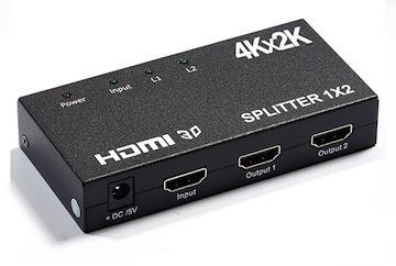 供应HDMI分屏器1分2 电视分配器 视频分配器